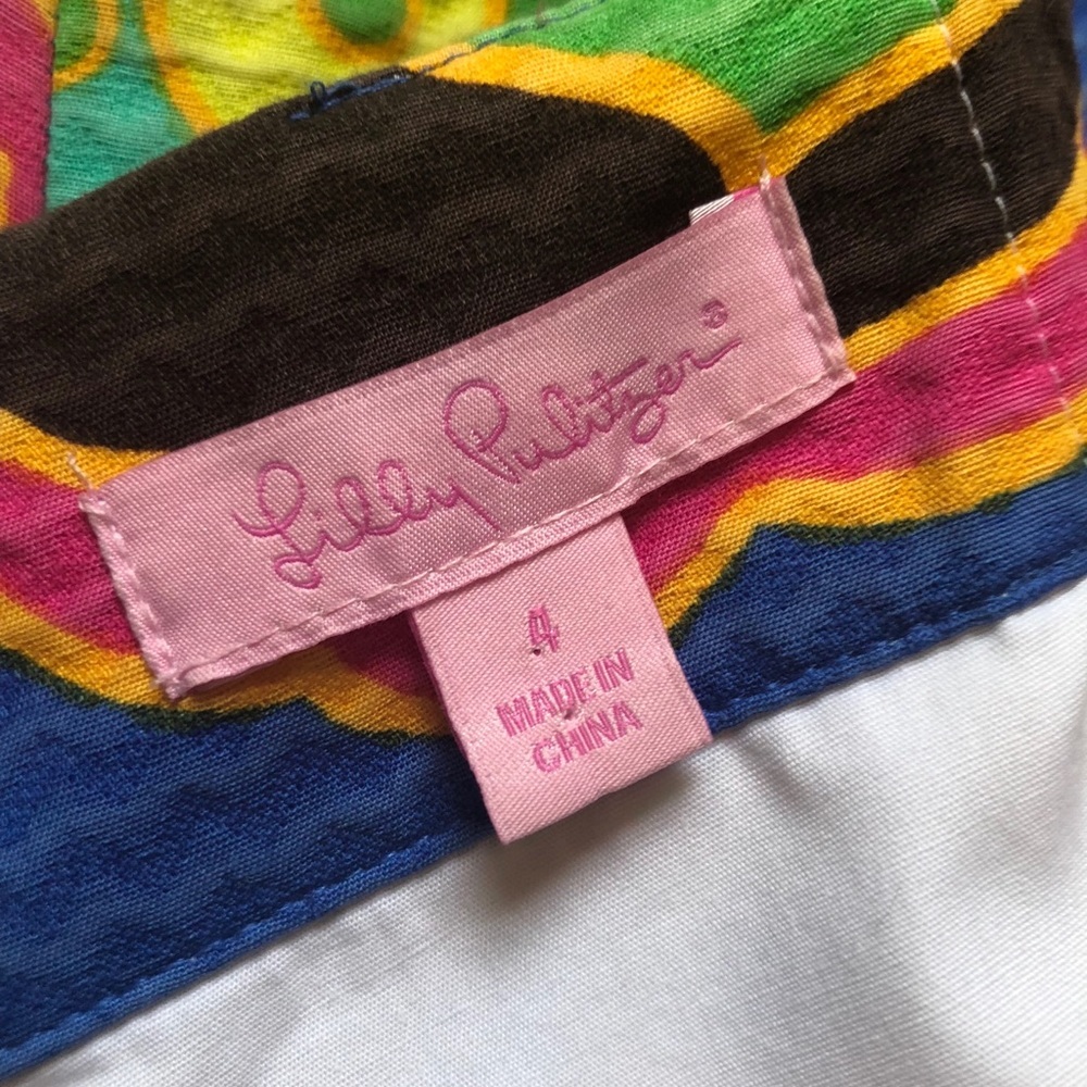 Lilly Pulitzer bold printed dress - Picture 5 of 6